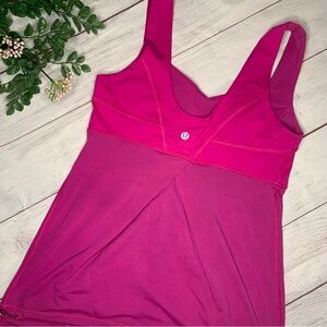 Lululemon hot pink tank top size 6